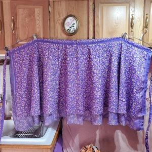 Upcycled silk sari wrap skirt